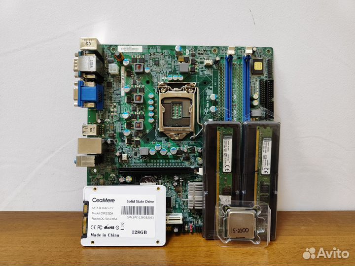Материнская плата 1155+i5-2300+DDR3-8Gb+SSD+Кулер