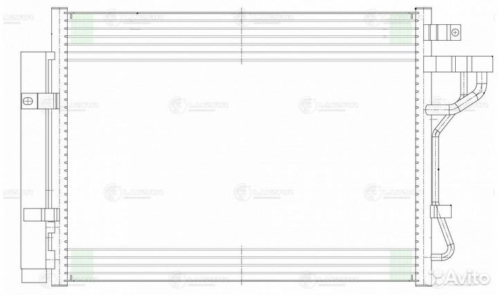Радиатор кондиционера Киа Пиканто 11