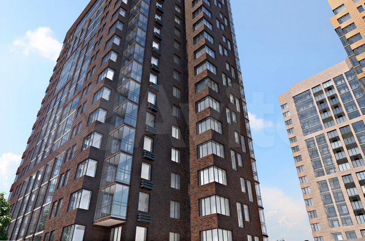 2-к. квартира, 45,3 м², 11/17 эт.