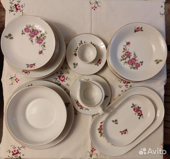 Столовый сервиз kahla GDR и старинные тарелки