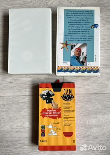 Видеокассеты. Алтай. Жак Кусто. Cassette Adaptor