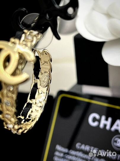 Серьги chanel браслет шанель чокер шанель