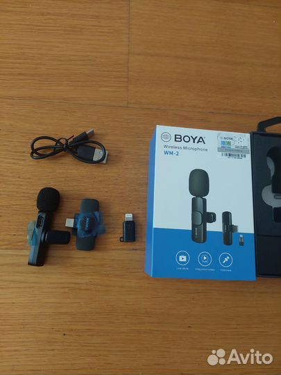 Петличный микрофон boya. Новый
