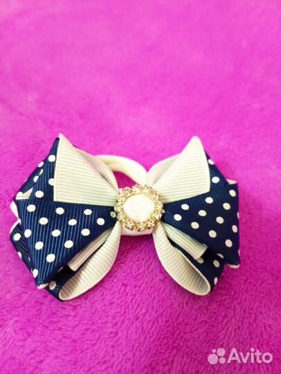 Банты для волос на резинке