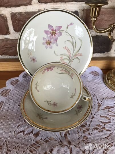 Alka, Schumann, Bareuther чайные трио Германия