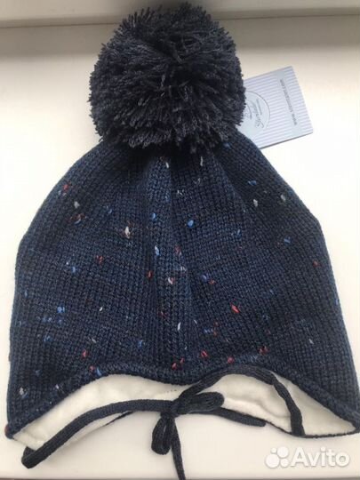 Варежки краги и шапка на 6 мес новые Германия