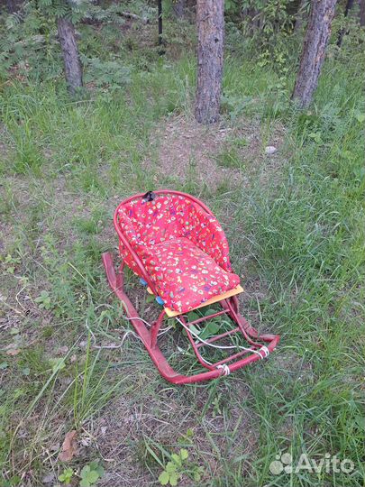 Детские зимние санки