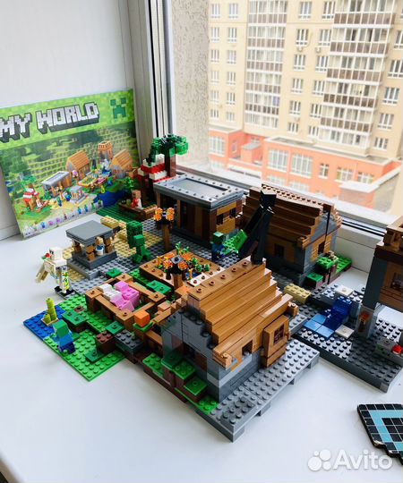 Minecraft (деревня,оружие,корабль и книга)