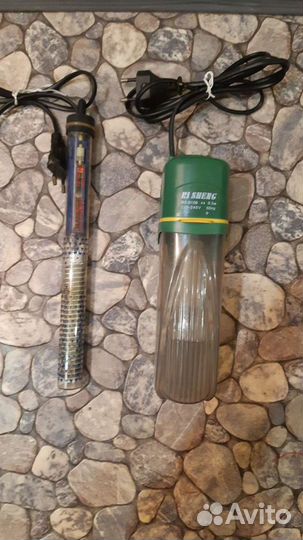 Фильтр и водонагреватель для аквариума