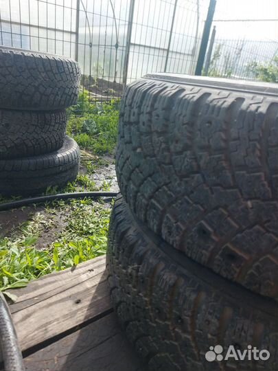 Шины205/70R15 + штампованные диски