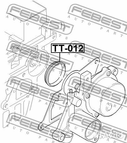 Прокладка насоса вакуумного ford mondeo 00/transit