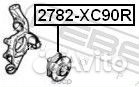 Ступица 2782-XC90R 2782-XC90R Febest