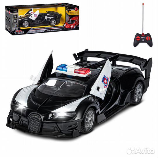 Машина р/у autodrive 1:24 5 каналов черный