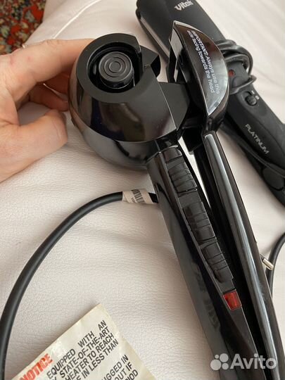 Электрощипцы BaByliss Pro Miracurl и утюжок Vitek