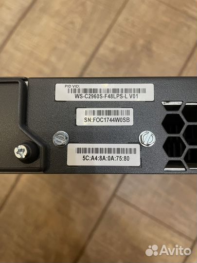 Коммутатор Cisco Catalyst, 48 x FE (PoE)