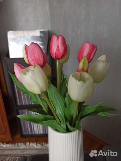 Букет тюльпанов искусственных(как натуральные)