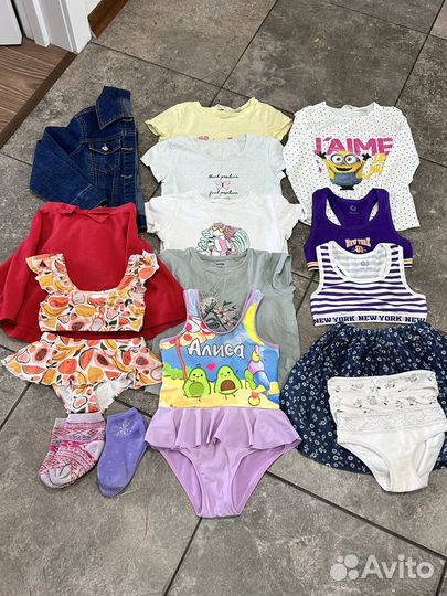 Пакет одежды для девочки 110