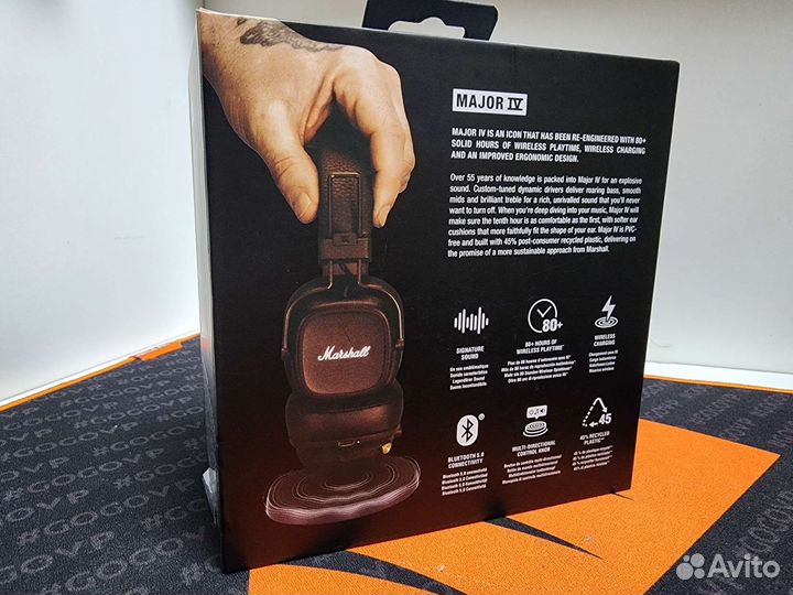 Marshall major 4 bluetooth новые