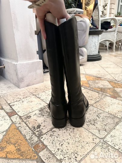 Зимние сапоги с мехом из кожи Eli 1957 оригинал