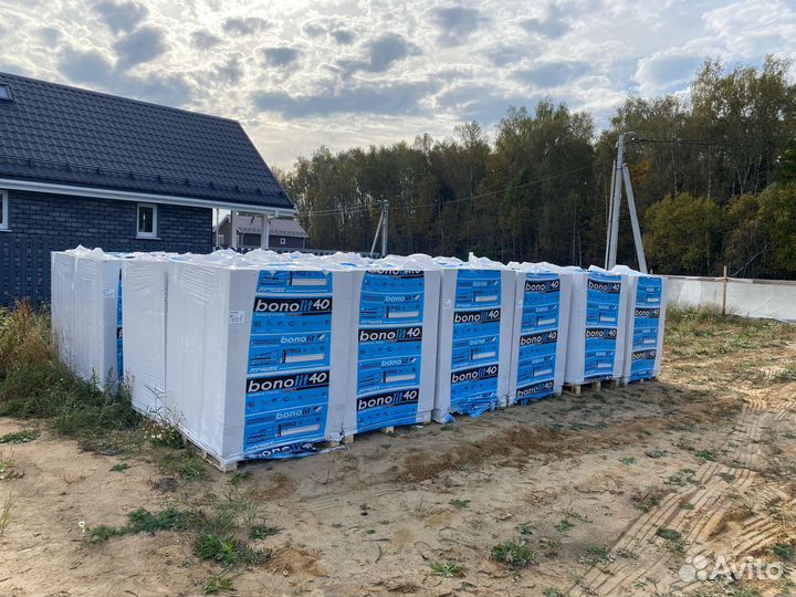 Газоблоки с завода Бонолит