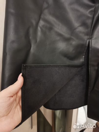Кожаная юбка