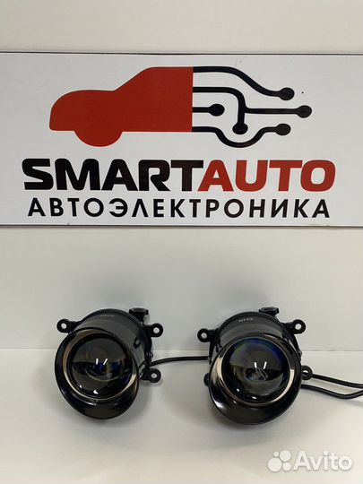 Линзованные диодный птф Vesta, Ford, MMC, Renault