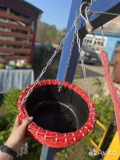 Кашпо из ротанга 12 литров