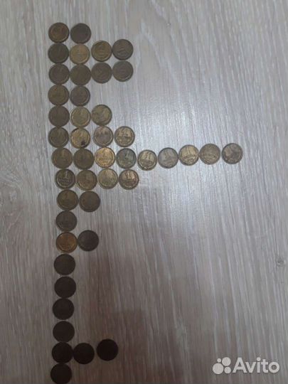 Монеты номиналом 1 копейка СССР