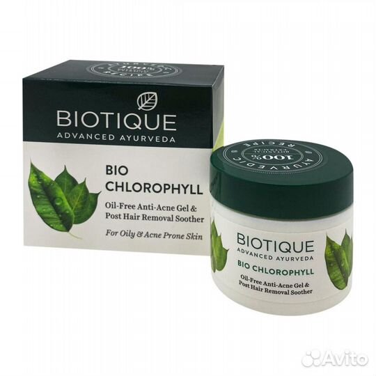 Гель для лица Био Хлорофилл (face gel) Biotique Би