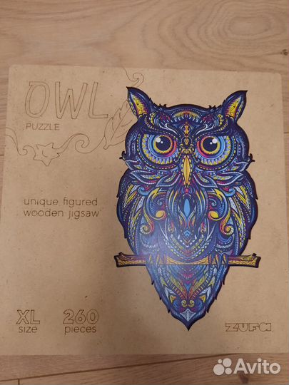 Деревянные пазлы Zufa Сова - 260 деталей