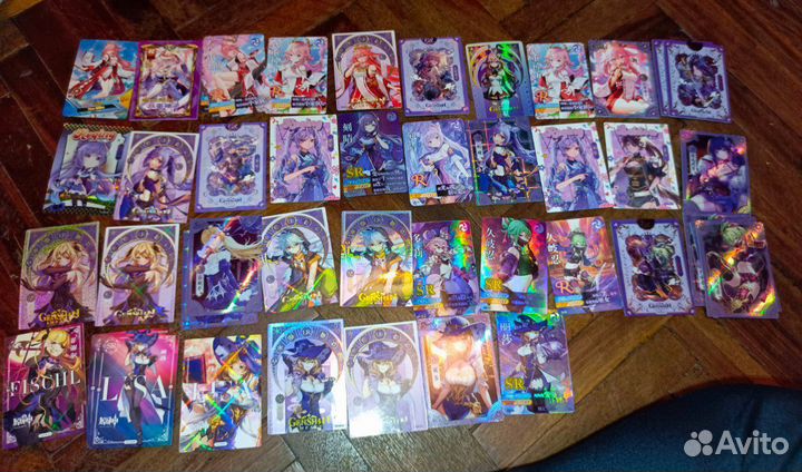 Коллекционные карточки genshin impact