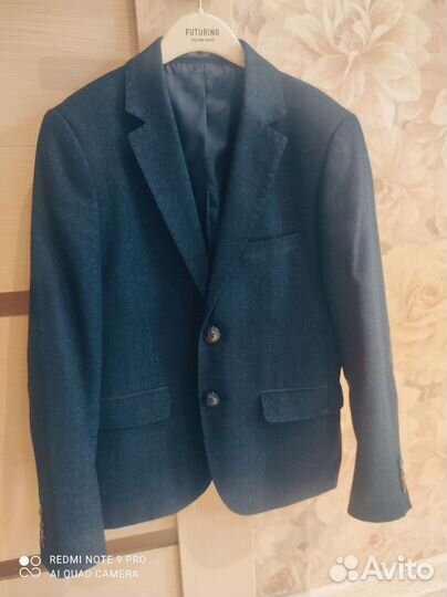 Пиджак для школьника, рост134