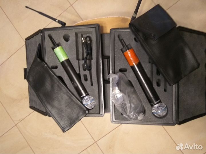 Shure U4D + два U2 микрофона с капсулями Beta58A