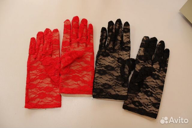Перчатки ажурные