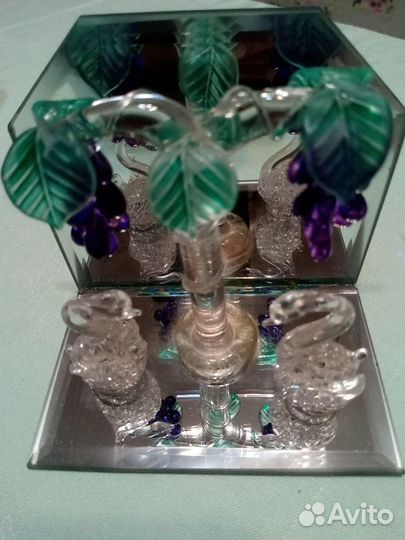 Хрустальная салфетница