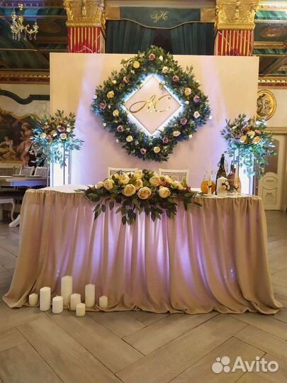 Свадебный декор фотозона оформление праздника