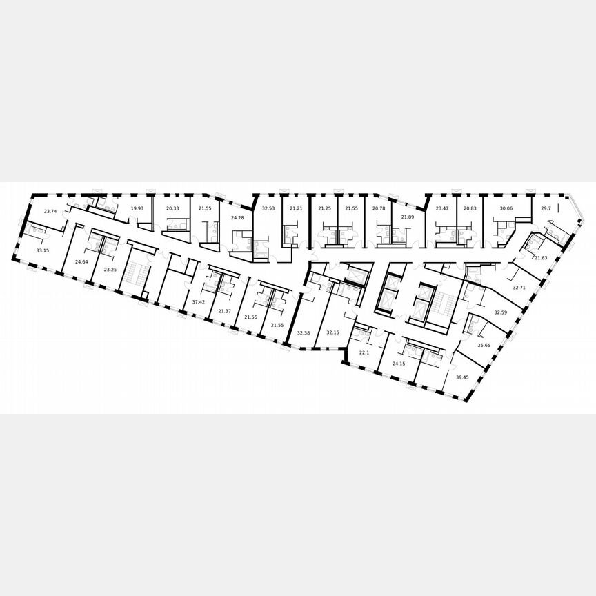 Апартаменты-студия, 24,6 м², 14/15 эт.