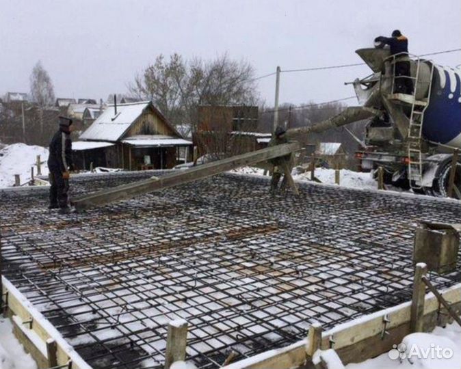 Бетон М200 (B15) для заливки фундамента дома