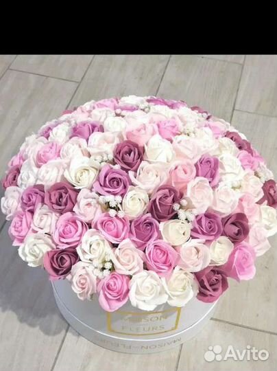 Мыльные розы букеты