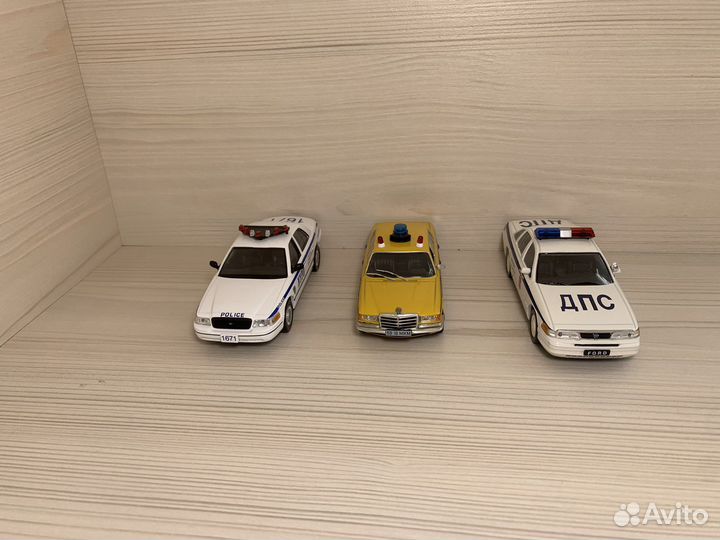 Модели полицейских автомобилей Deagostini