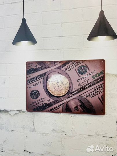 Декор на стену Bitcoin