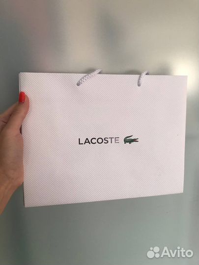 Lacoste пакет подарочный оригинал цум большой