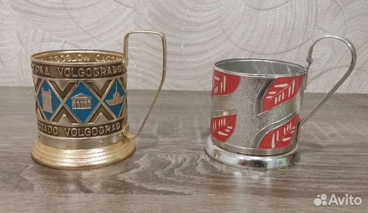 Подстаканники ссср, эмаль, винтаж