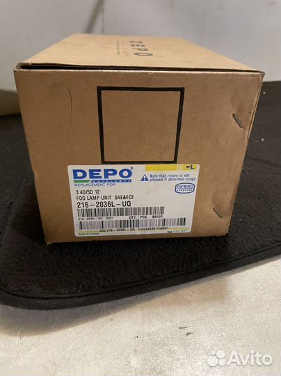 Фара противотуманная левая Mazda 3 BL