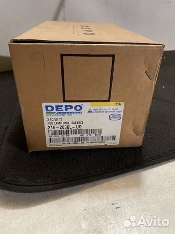 Фара противотуманная левая Mazda 3 BL