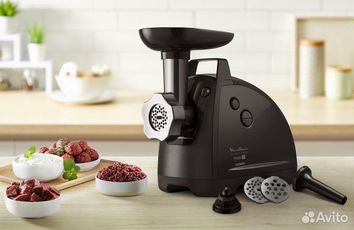 Мясорубка Moulinex HV8 Plus ME682832, черный