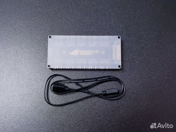 Адаптер разветвитель 5V 3pin RGB (SATA) 11pcs