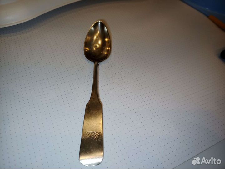 Серебряная чайная ложка 84 пробы