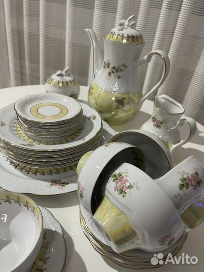 Сервиз роза гдр