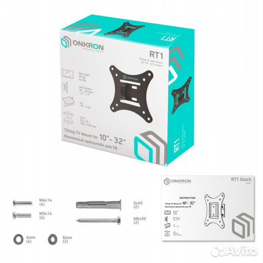 Кронштейн Onkron RT1 для LCD/LED тв 15